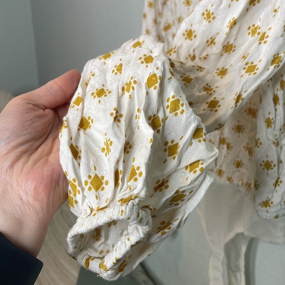 Free People Willow button down collar long sleeve bodysuit - Picture 7 of 7